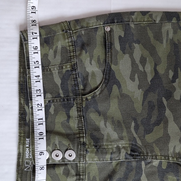 Nobo High Rise Sculpting Skinny Camo Jeans 19 Green Pockets - Picture 11 of 13